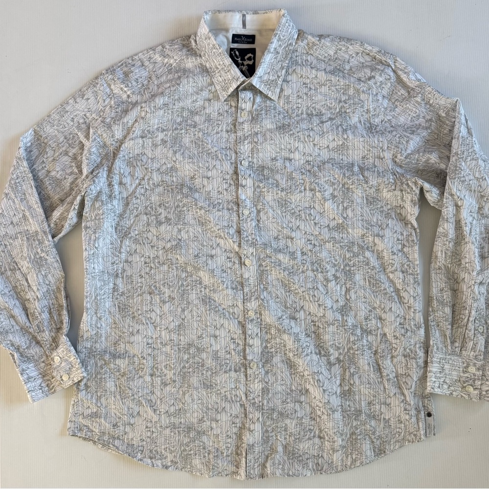 Marc Ecko Cut Sew Button Up Long Sleeve Mens XXL Women’s Graphic Print - Picture 2 of 14